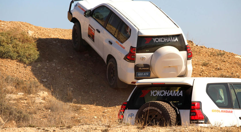 Yokohama Geolandar AT4 G018 off road mitsubish test track