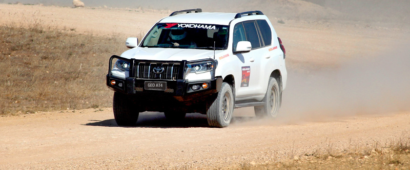 Yokohama Geolandar AT4 excels on gravel and dirt roads